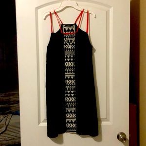 Black and white dress